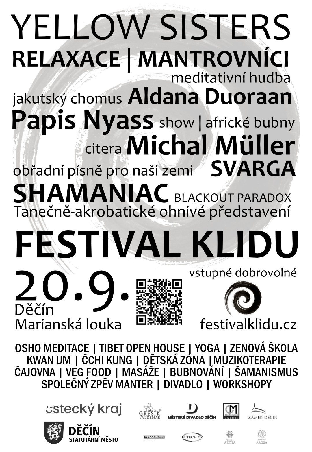 Festival klidu25 plakat komplet